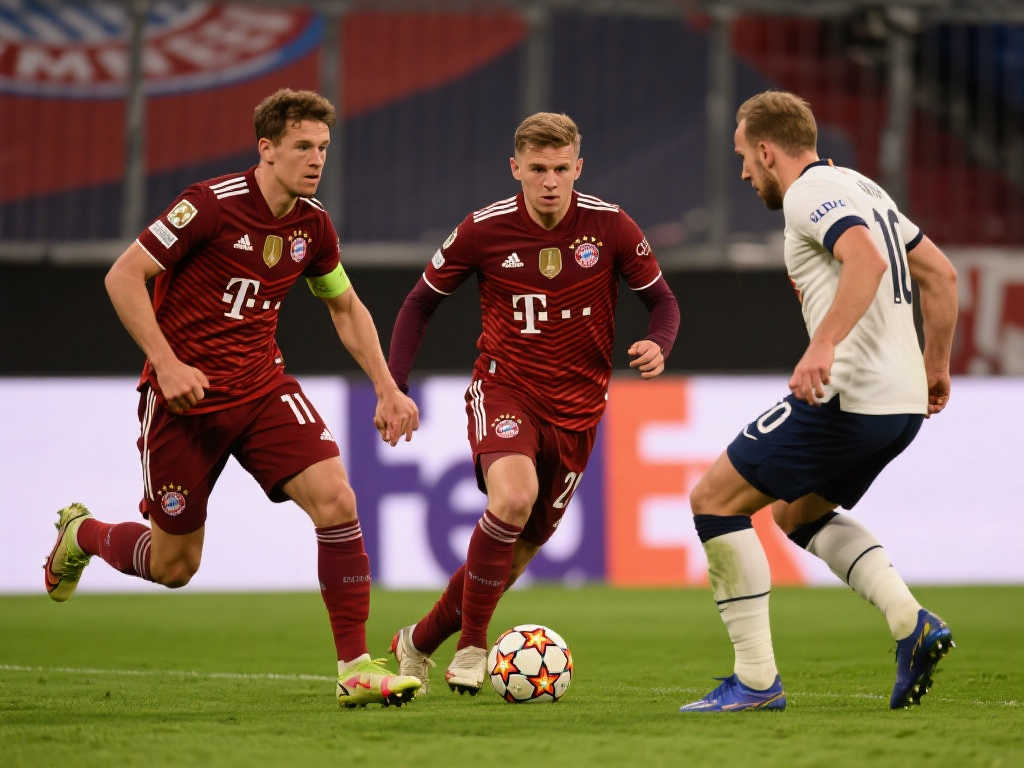 基米希分享庆祝瞬间:与凯恩和戴尔共度荣耀时刻 基米希分享庆祝瞬间:与凯恩和戴尔共度荣耀时刻